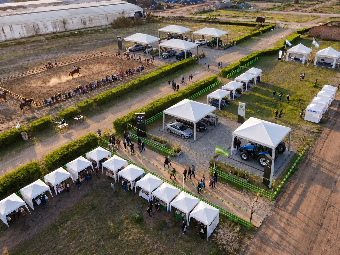 Destreza, agro, sponsors y artesanos · render preliminar 30° *