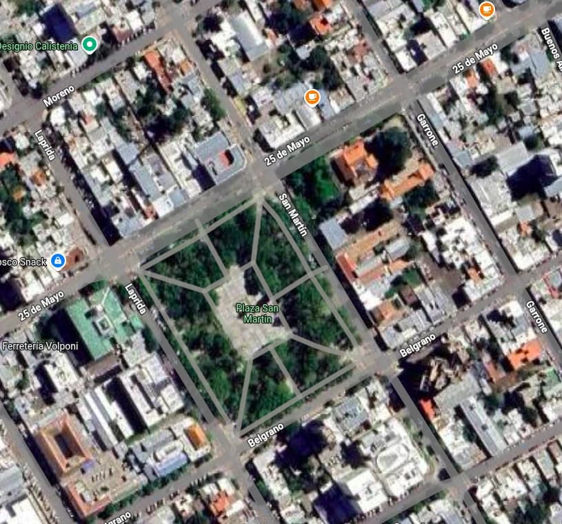 Plan del acto 25 de Mayo 2026 — Plaza San Martín, Viedma